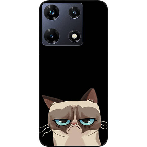 Чохол силіконовий Case для Infinix Note 30 Pro 4G (X678B) з картинкою Котяра, фото 1