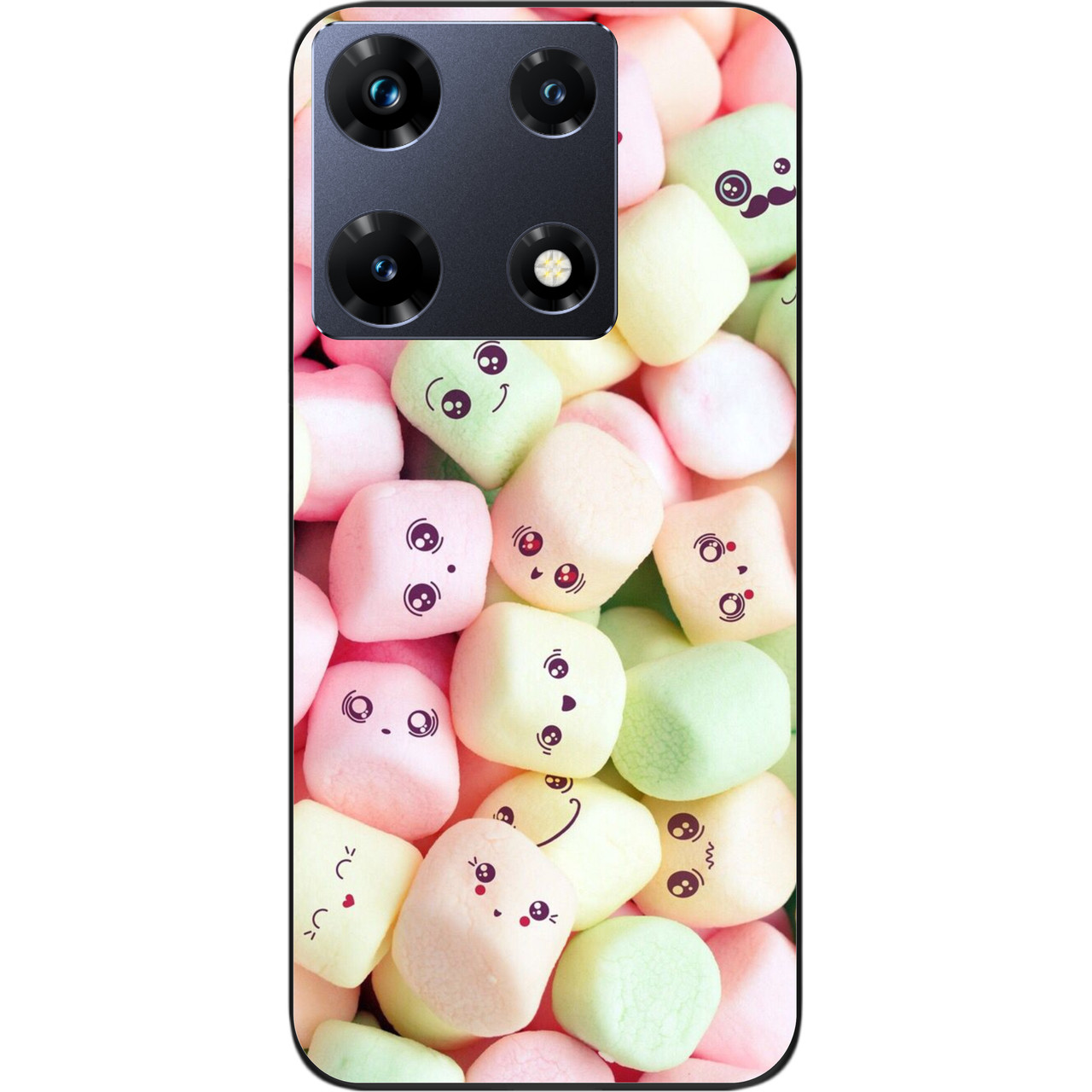 Силіконовий чохол Case для Infinix Note 30 Pro 4G (X678B) з картинкою Маршмелоу