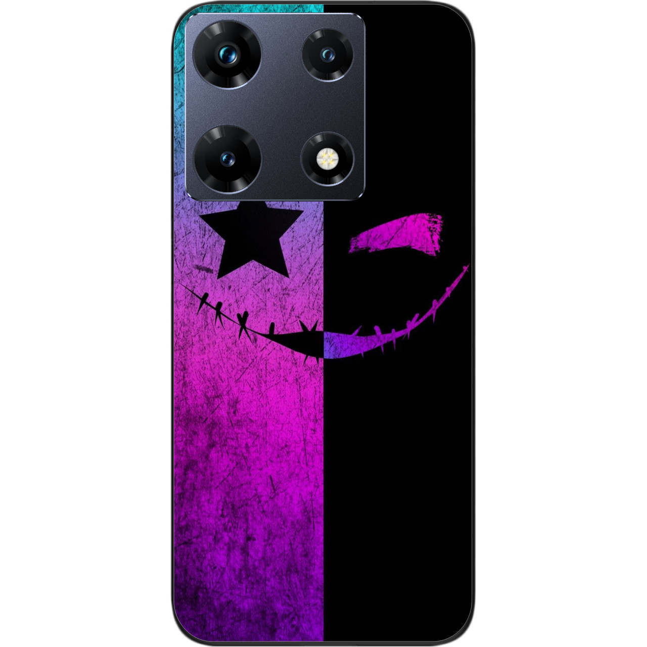 Силіконовий чохол Case для Infinix Note 30 Pro 4G (X678B) з картинкою Смайл