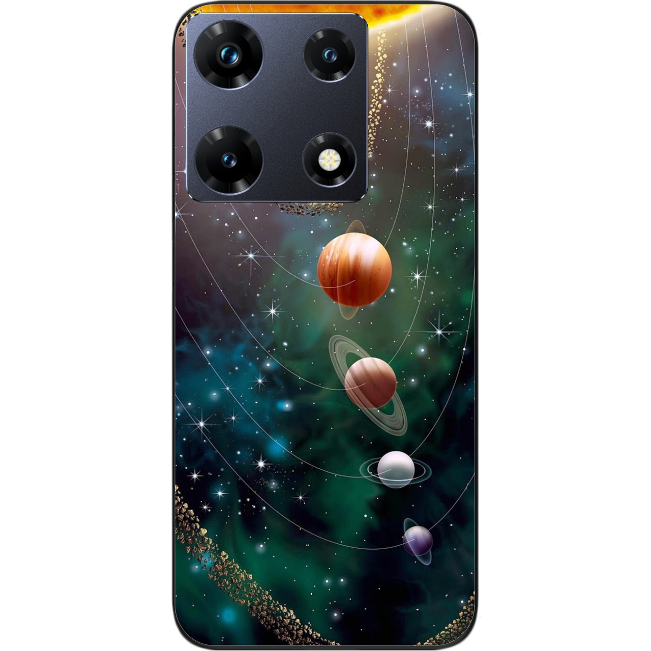 Силіконовий чохол Case для Infinix Note 30 Pro 4G (X678B) з картинкою Планети