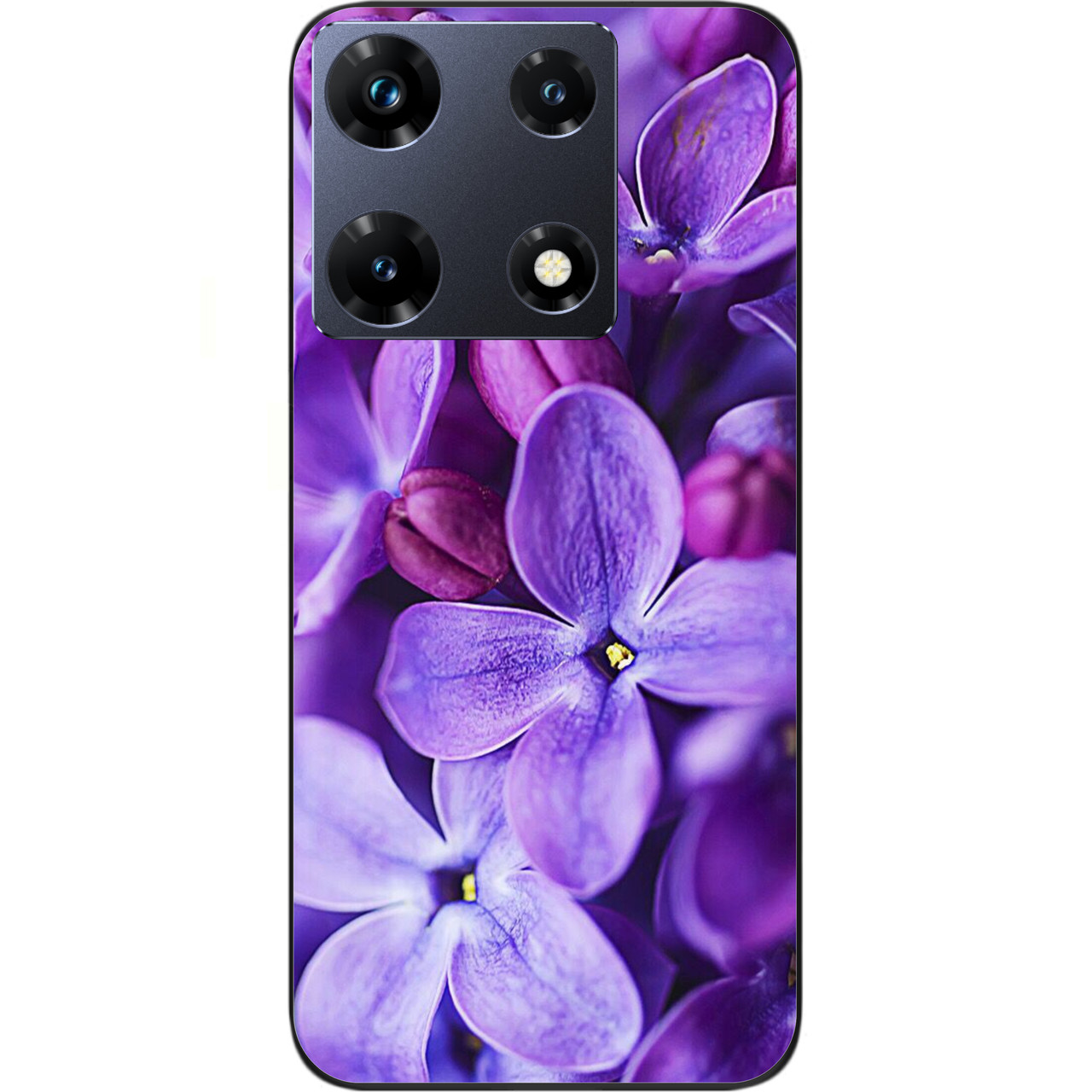 Силіконовий чохол Case для Infinix Note 30 Pro 4G (X678B) з картинкою Бузок