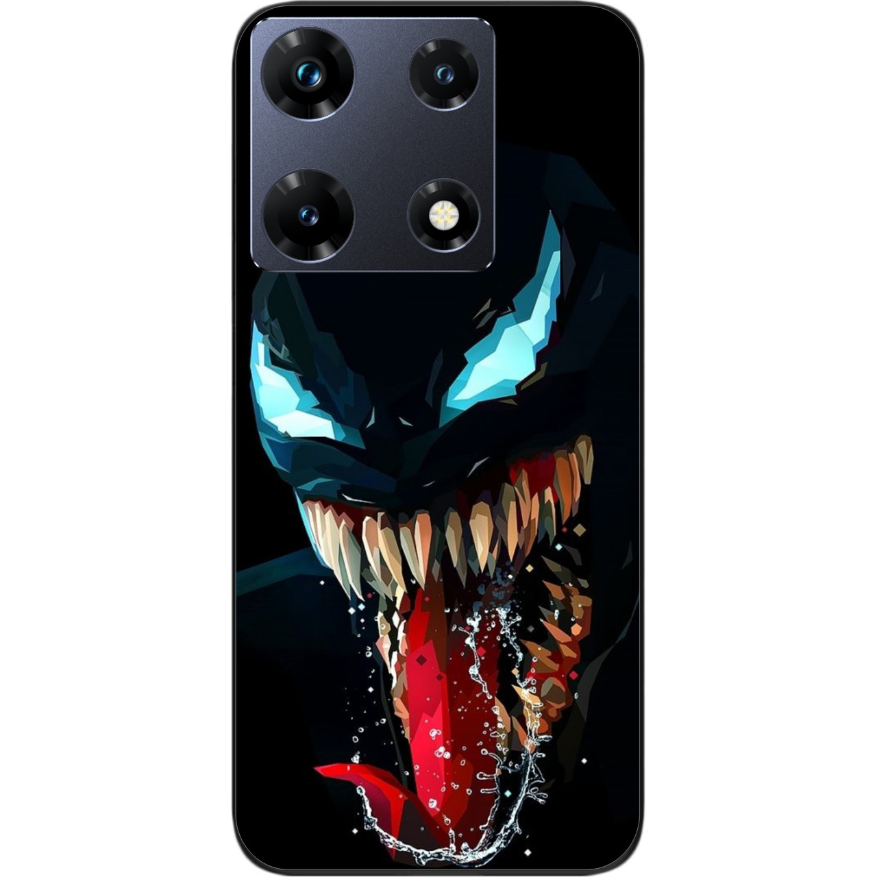 Силіконовий чохол Case для Infinix Note 30 Pro 4G (X678B) з картинкою Жахливий веном