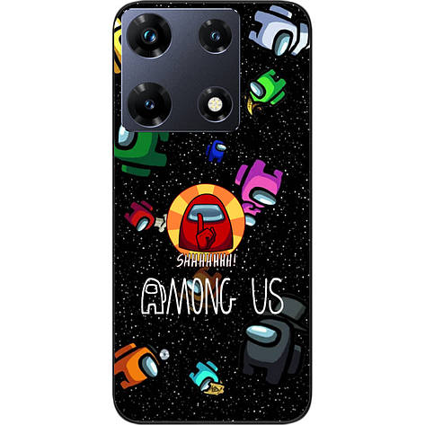 Силіконовий чохол Case для Infinix Note 30 Pro 4G (X678B) з картинкою Among Us Тихо, фото 1