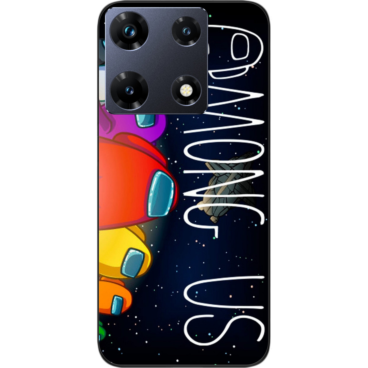 Силіконовий чохол Case для Infinix Note 30 Pro 4G (X678B) з картинкою Among Us Серед нас
