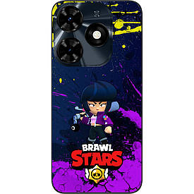 Силіконовий чохол Case для Tecno Spark 20C з картинкою Бравл Бібі