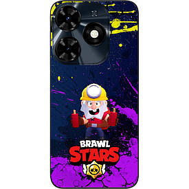 Силіконовий чохол Case для Tecno Spark 20C з картинкою Бравл Дінамайк