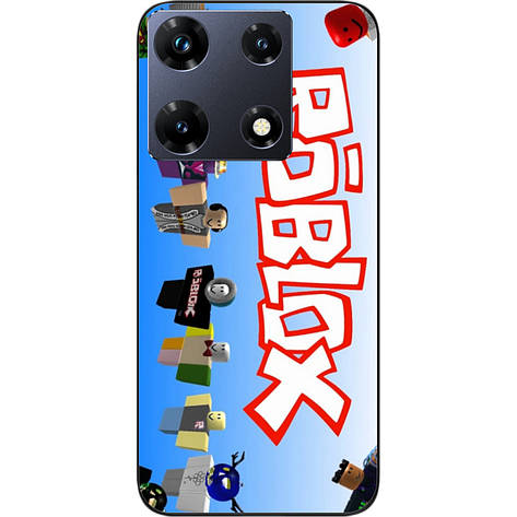 Силіконовий чохол Case для Infinix Note 30 Pro 4G (X678B) з картинкою Ігри Roblox, фото 1