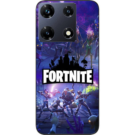 Силіконовий чохол Case для Infinix Note 30 Pro 4G (X678B) з картинкою Герої Fortnite, фото 1