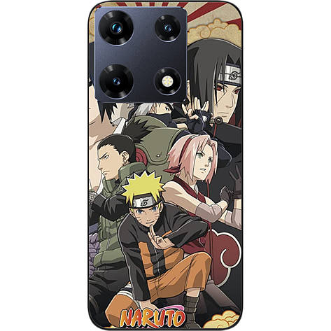 Силіконовий чохол Case для Infinix Note 30 Pro 4G (X678B) з картинкою Наруто аніме, фото 1