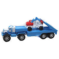 Игровой набор Автовоз белый+синий Максимус (5162) HR, код: 8408183