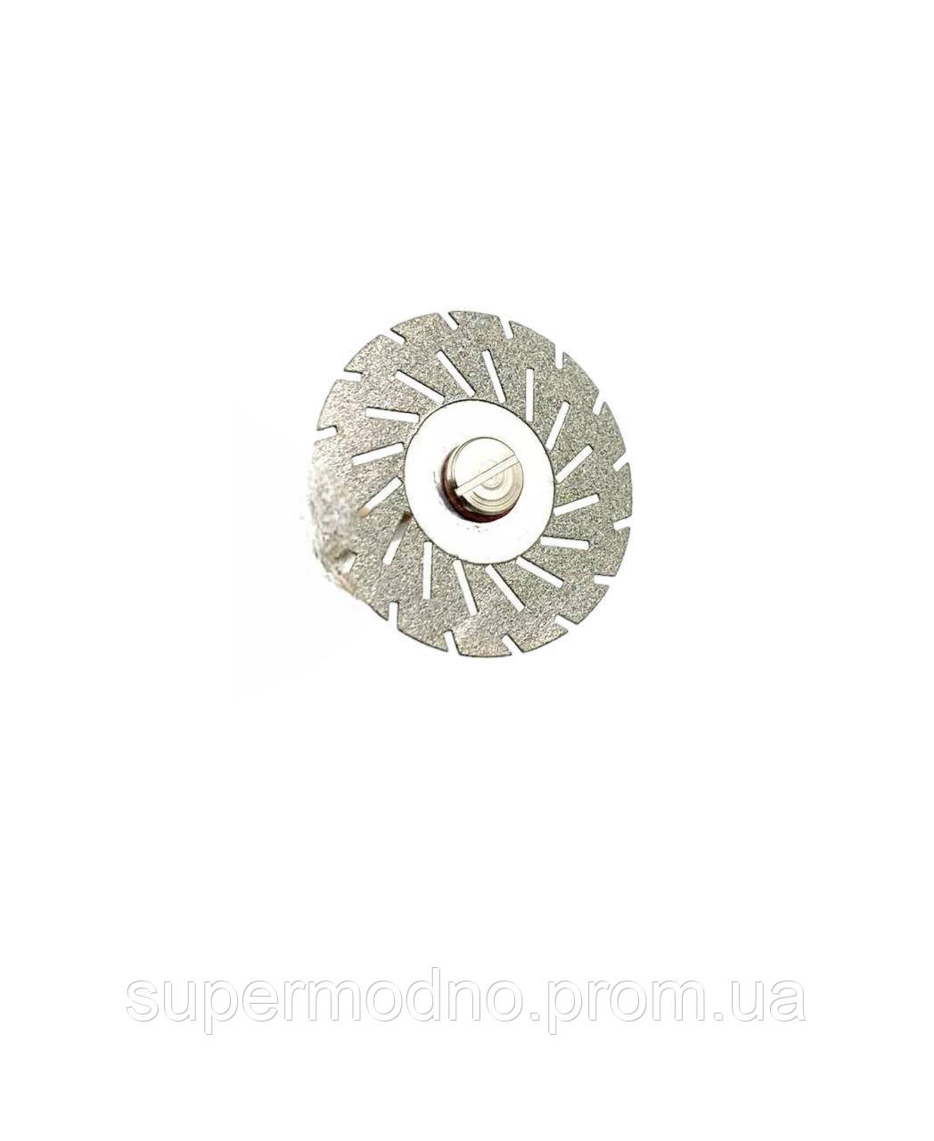 Стоматологічний тонкий сегментований двосторонній алмазний різальний диск S-Body Technology MN, код: 8319207