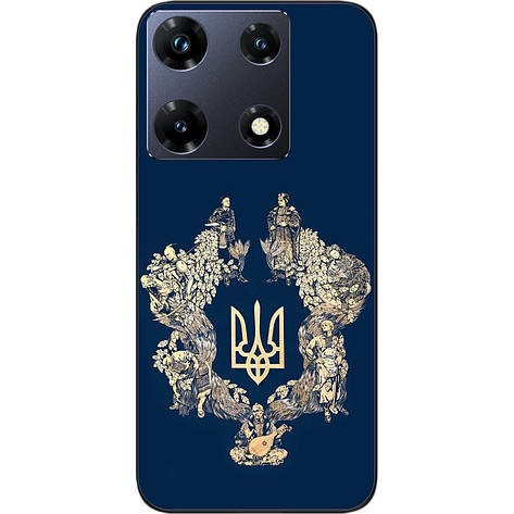 Силіконовий чохол Case для Infinix Note 30 Pro 4G (X678B) з картинкою Сильна Україна, фото 1