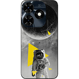 Чохол силіконовий Case для Tecno Spark 20C з картинкою Астронавт