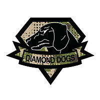 Шеврон "Diamond Dogs" Metal Gear Solid Алмазные псы Шевроны на заказ Нашивки на липучке ВСУ (AN-12-356-2)