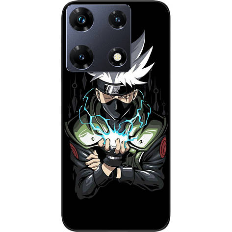 Силіконовий чохол Case для Infinix Note 30 Pro 4G (X678B) з картинкою Какасі Хатаке, фото 1