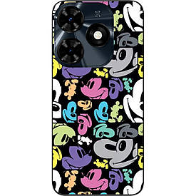Силіконовий чохол Case для Tecno Spark 20C з картинкою Мікі Маус