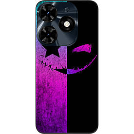 Силіконовий чохол Case для Tecno Spark 20C з картинкою Смайл