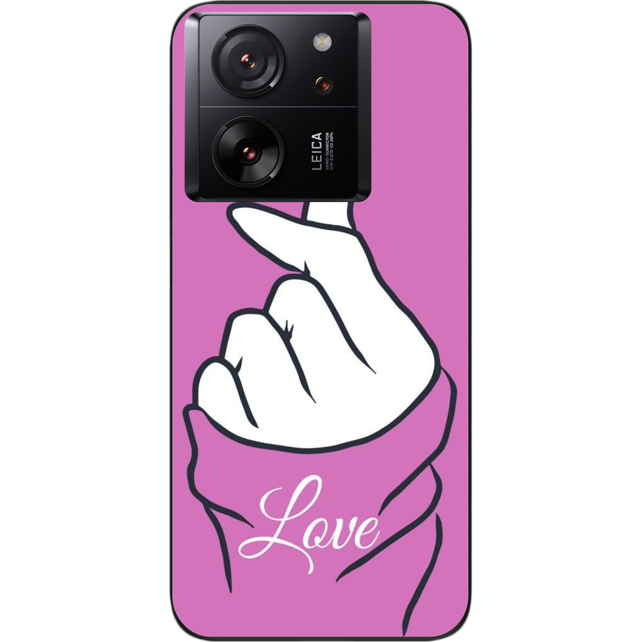 Силіконовий чохол Case для Xiaomi 13T з картинкою Рука Love