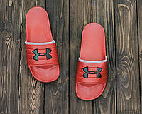 Пляжки мужские пляжные тапочки Under Armour Red сланцы сланцы тапочки ander армор Sam Пляжки чоловічі пляжні