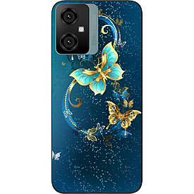 Чохол силіконовий Case для Oscal C70 з картинкою Красиві метелики