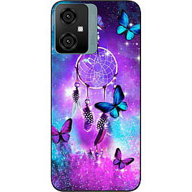 Чохол силіконовий Case для Oscal C70 з картинкою Метелики та оберег