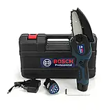 Акумуляторна міні пила Bosch (12V, 3AH) акб веткоріз, фото 5