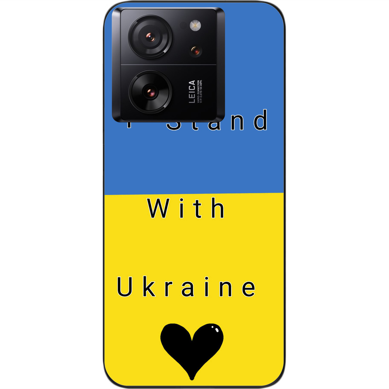 Силіконовий чохол Case для Xiaomi 13T з картинкою Я залишився