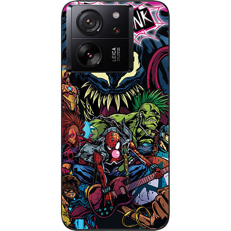 Силіконовий чохол Case для Xiaomi 13T з картинкою Spider-Punk, фото 1