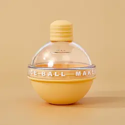 Сферична форма для льоду Жовта