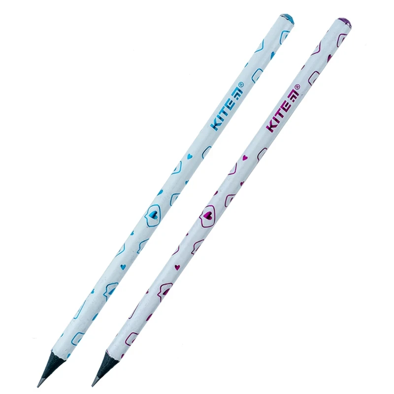 Карандаш графітний з кристалом Kite Hearts K24-059-1, фото 1