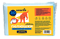 Пеленки Smartis 45*60 см 30 шт для собак и щенков для приучения к туалету IB, код: 8295678