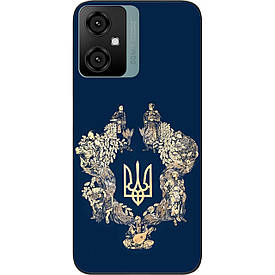 Силіконовий чохол Case для Oscal C70 з картинкою Сильна Україна