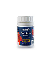 Дополнительный корм Smartis Calcium Premium с кальцием и витамином D3 для собак 60 таб GL, код: 8025449