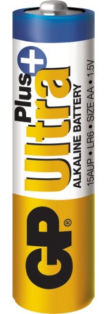 Батарейка GP Ultra Plus Alkaline LR6 (АА), лужна, ТІЛЬКИ ОРИГИНАЛ