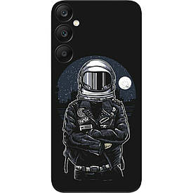 Чохол силіконовий Case для Samsung A25 5G Galaxy A256B з картинкою Космонавт і місяць