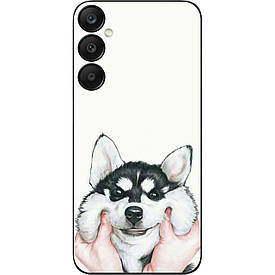 Бампер силіконовий Case для Samsung A25 5G Galaxy A256B з малюнком Хаскі
