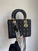 Женская сумка Dior черного цвета