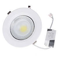 Светильник потолочный led встроенный Brille 15W LED-176 Белый GL, код: 7272939