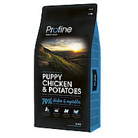 Корм Profine Puppy Chicken Potatoes сухой с курицей для щенят 15 кг IB, код: 8451561