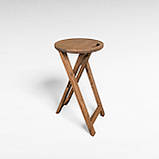 Табурет Напівбарний Розкладний для Бару, Кухні та Кафе Стілець з Натурального дерева Вільха Полісандр 63см, фото 2