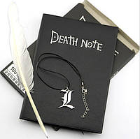 Блокнот Bioworld Тетрадь Смерти Death Note Аниме Anime Кулон L в Подарок (6705) GL, код: 6751978