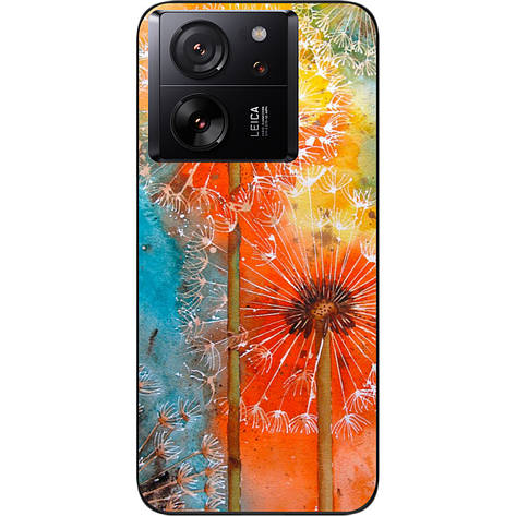 Силіконовий бампер Case для Xiaomi 13T із зображенням Кульбаби, фото 1