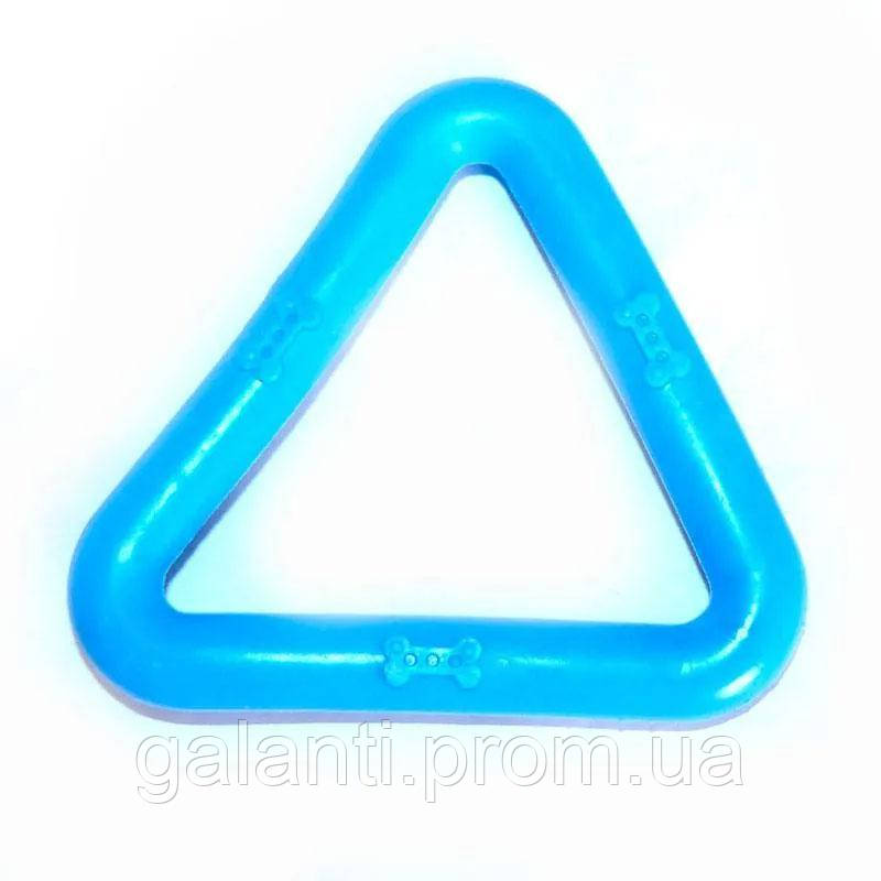Жувальна іграшка для собак СЯНИЧЖИЛОУ трикутник Міні тонкий 8 см Блакитний GL, код: 8209250