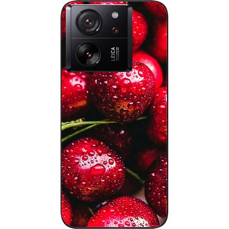 Силіконовий чохол Case для Xiaomi 13T з картинкою Вишня, фото 1