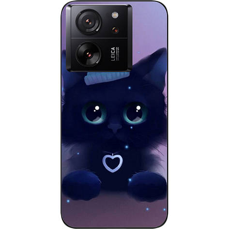 Силіконовий чохол Case для Xiaomi 13T з картинкою Кіт, фото 1