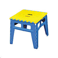 Стол складной пластиковый MASTERTOOL 450х500х465 мм Yellow and blue (92-0194) GL, код: 8216566