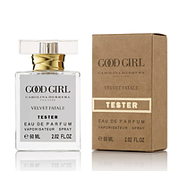 Тестер Gold 60 мл.Carolina Herrera Good Girl Velvet Fatale/ Каролина Хэрера Вельвет Фаталь /