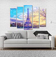 Модульна картина Poster-land Париж Art-183_5 MN, код: 6502439
