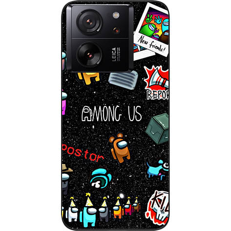 Силіконовий чохол Case для Xiaomi 13T з картинкою Among Us Знайди мене, фото 1