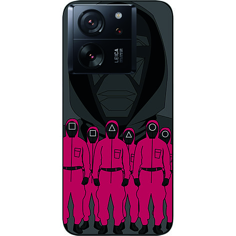 Силіконовий чохол Case для Xiaomi 13T з картинкою Гра в кальмаращики, фото 1